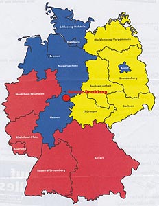 карта Германии
