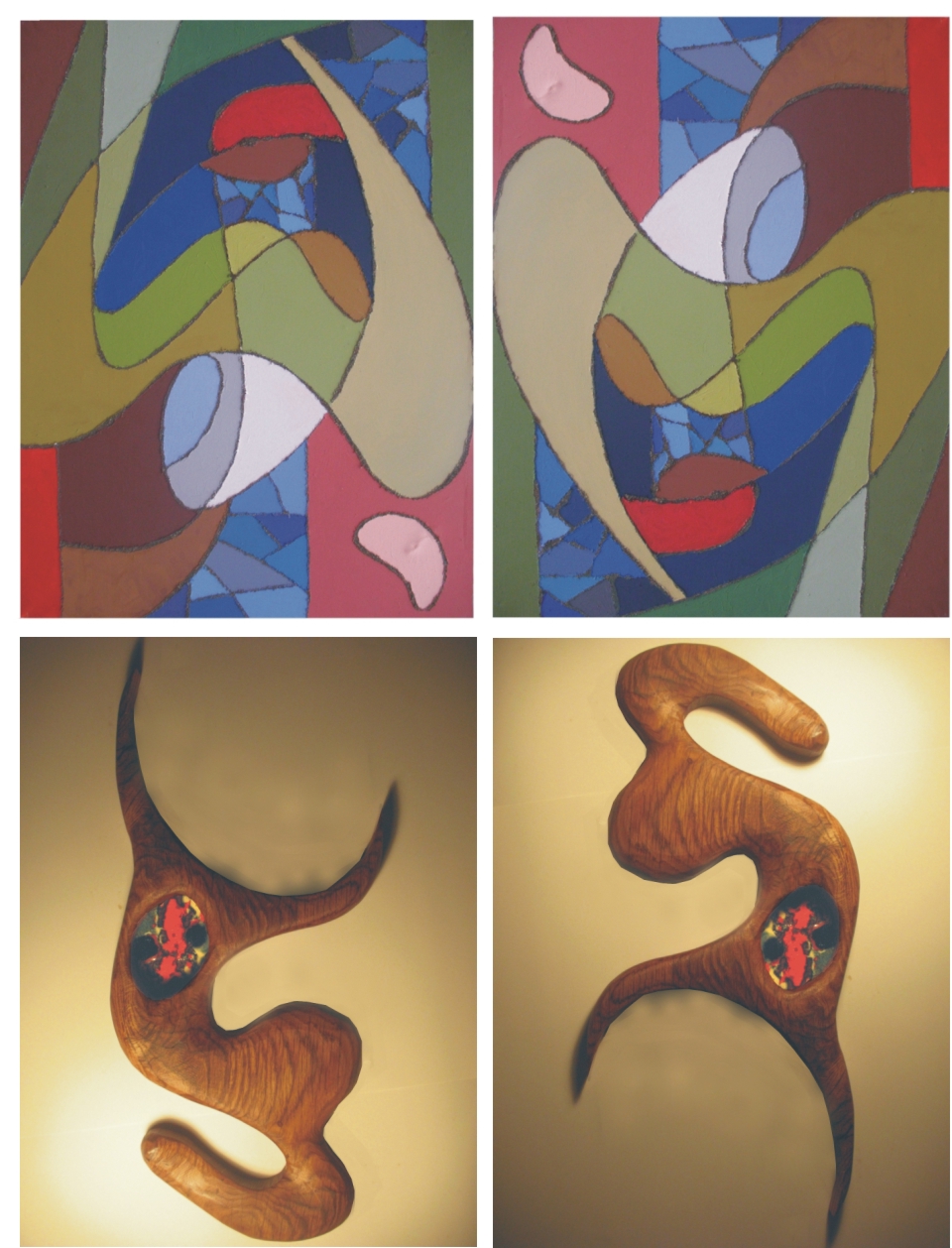 Figure 3: A painting, sculpture or relief can be placed upside down